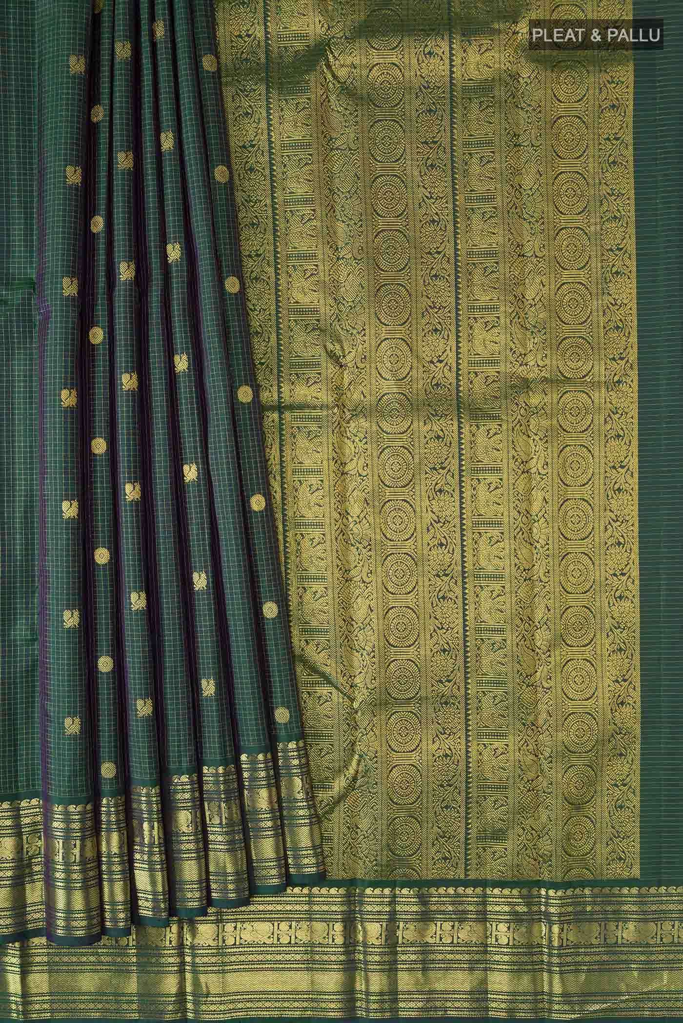 Green Kanchipuram Silk Saree