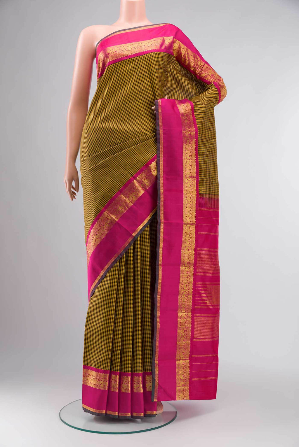 Multi Kanchipuram Silk Saree