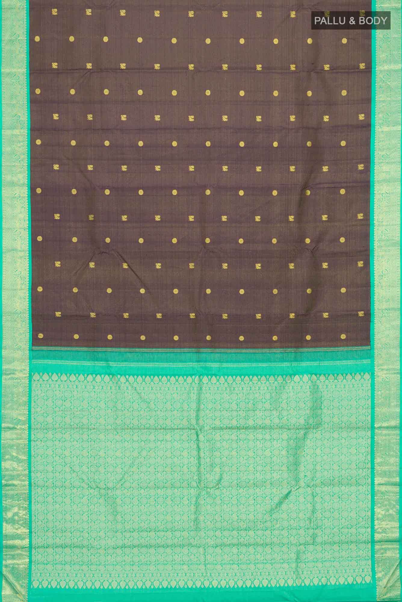 Navy Blue Kanchipuram Silk Saree