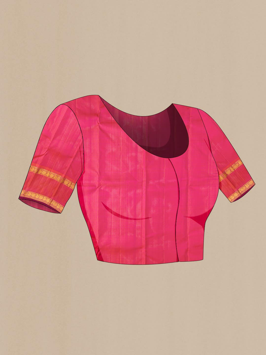 Purple Kanchipuram Silk Saree