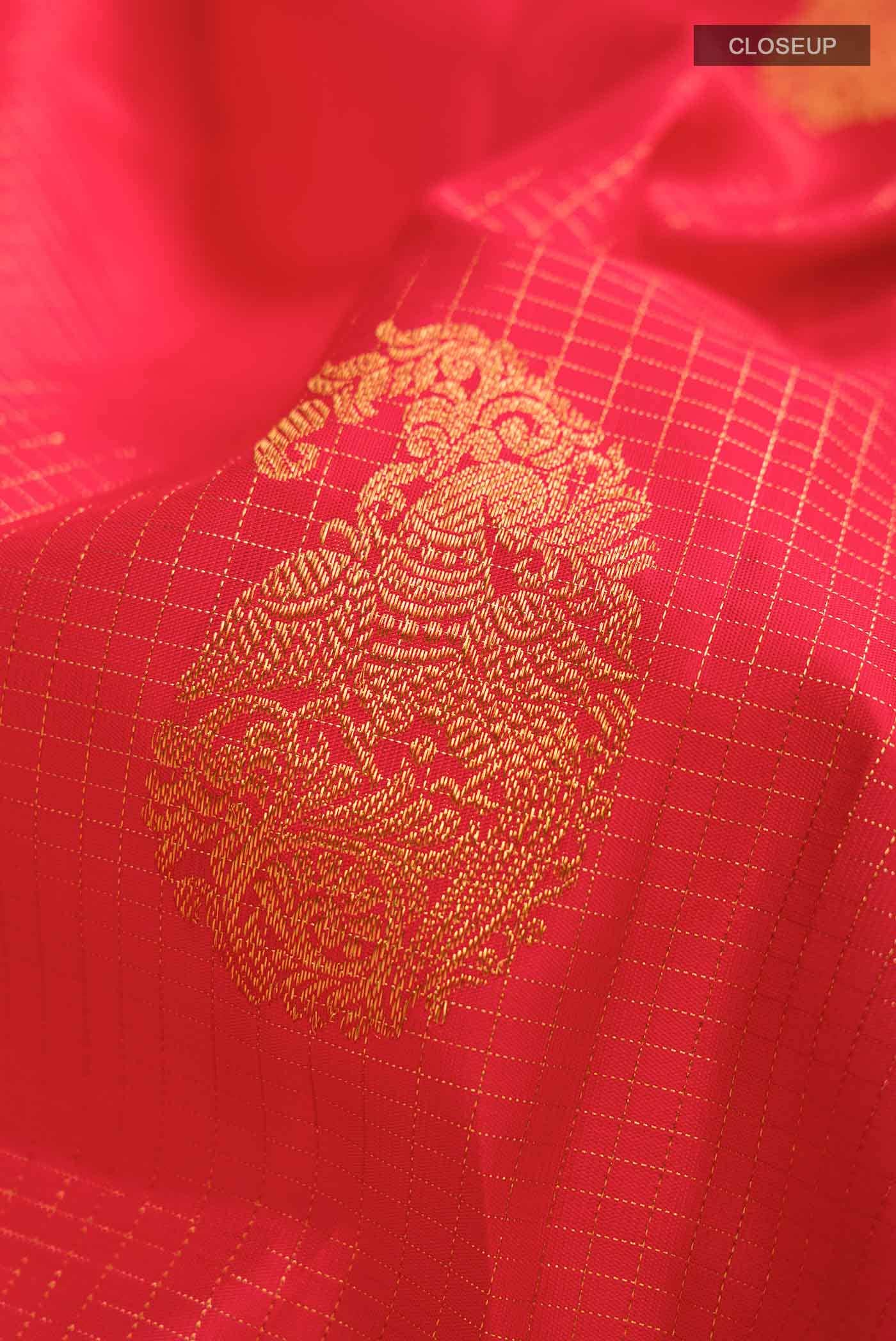 Red Kanchipuram Silk Saree