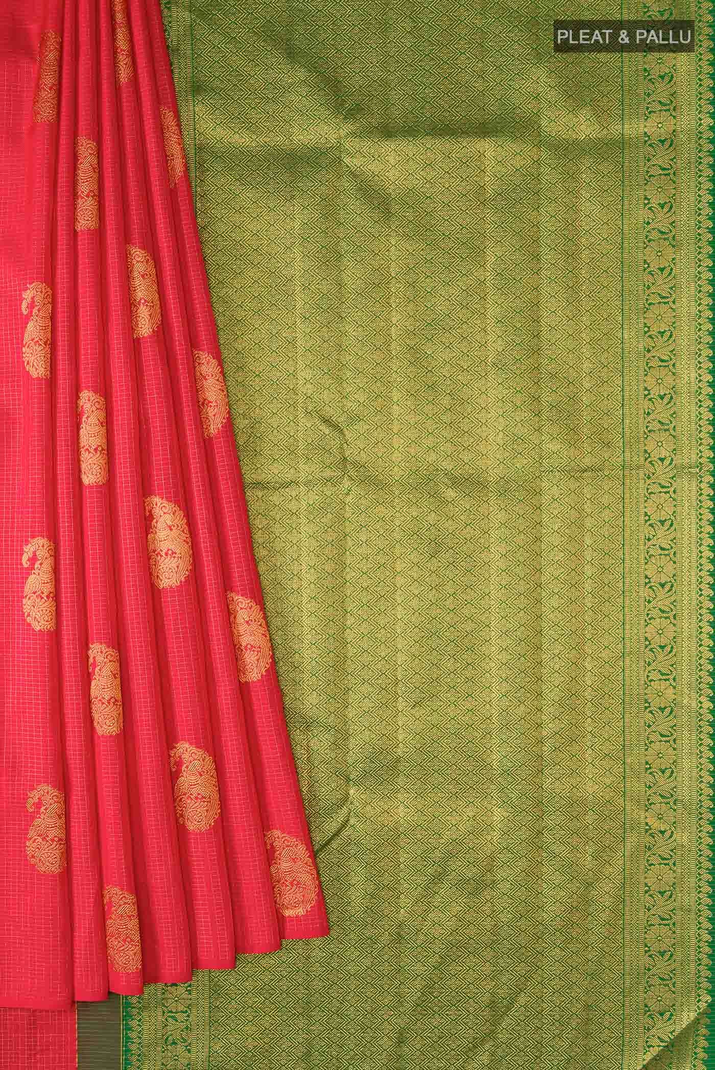Red Kanchipuram Silk Saree