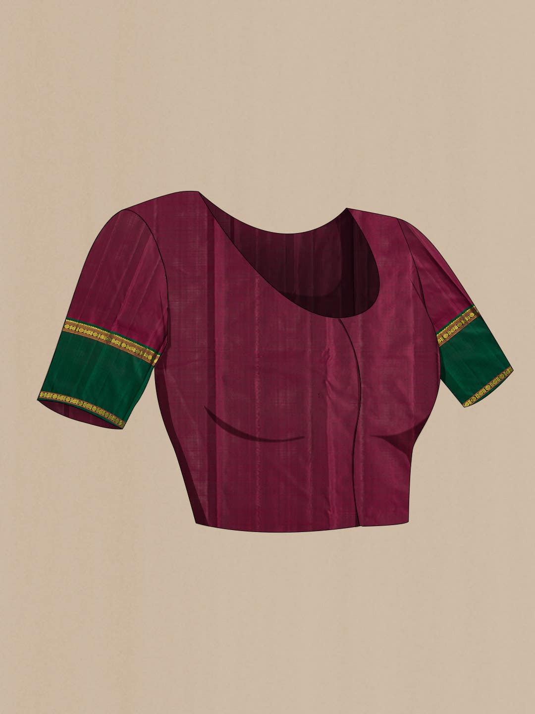 Mauve Kanchipuram Silk Saree