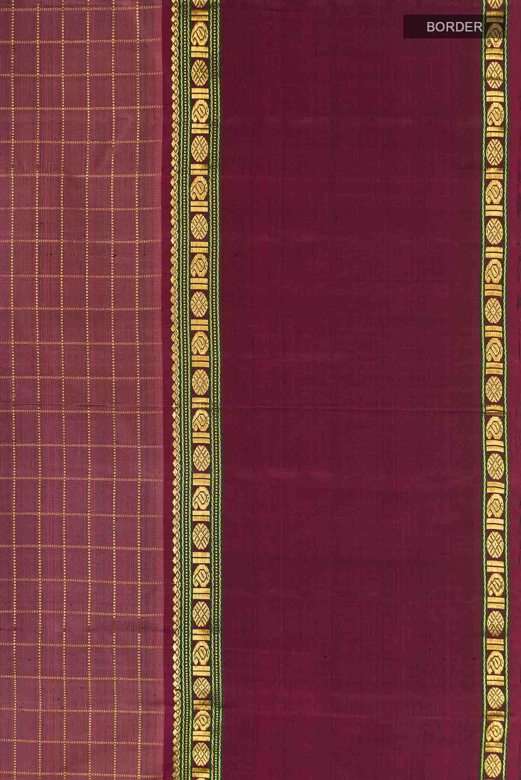 Mauve Kanchipuram Silk Saree