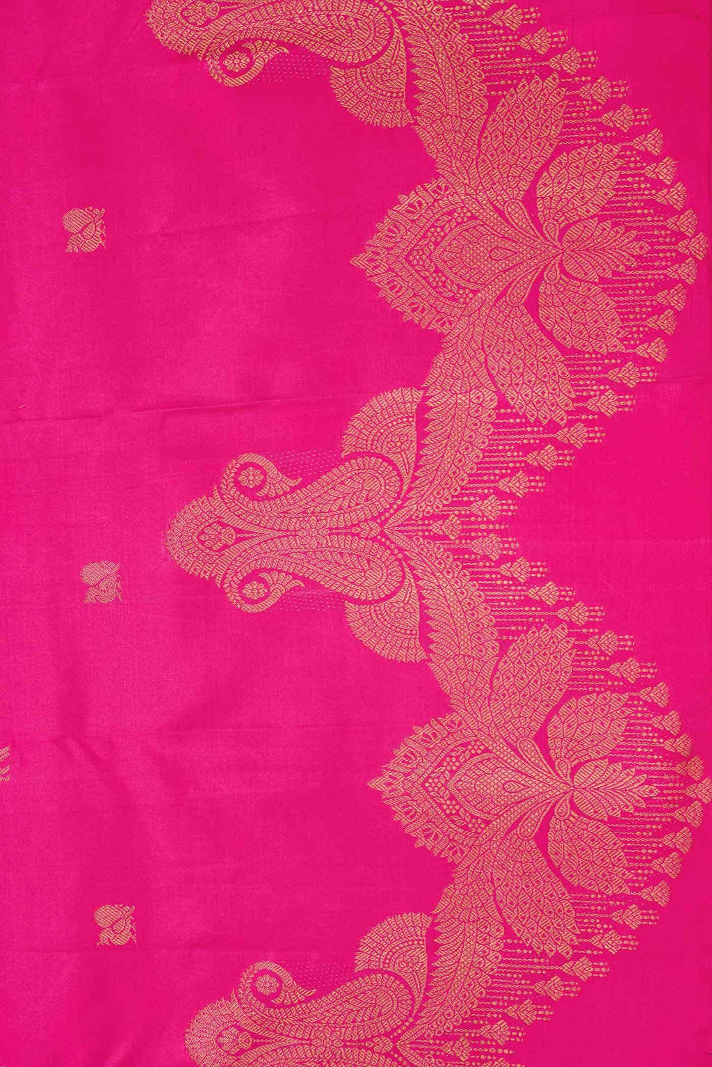 Pink Dual Tone Kanchipuram Silk Saree