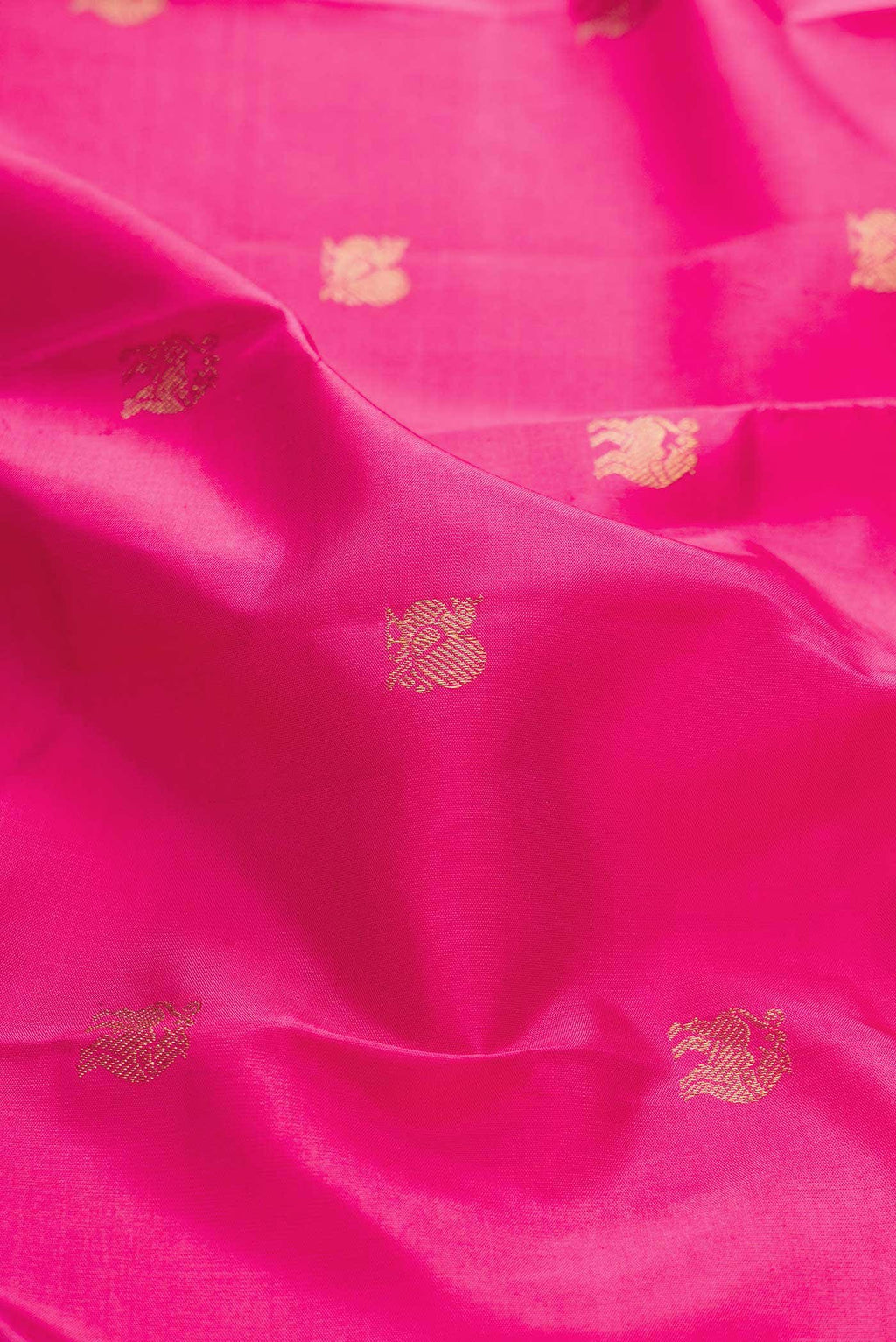 Pink Dual Tone Kanchipuram Silk Saree
