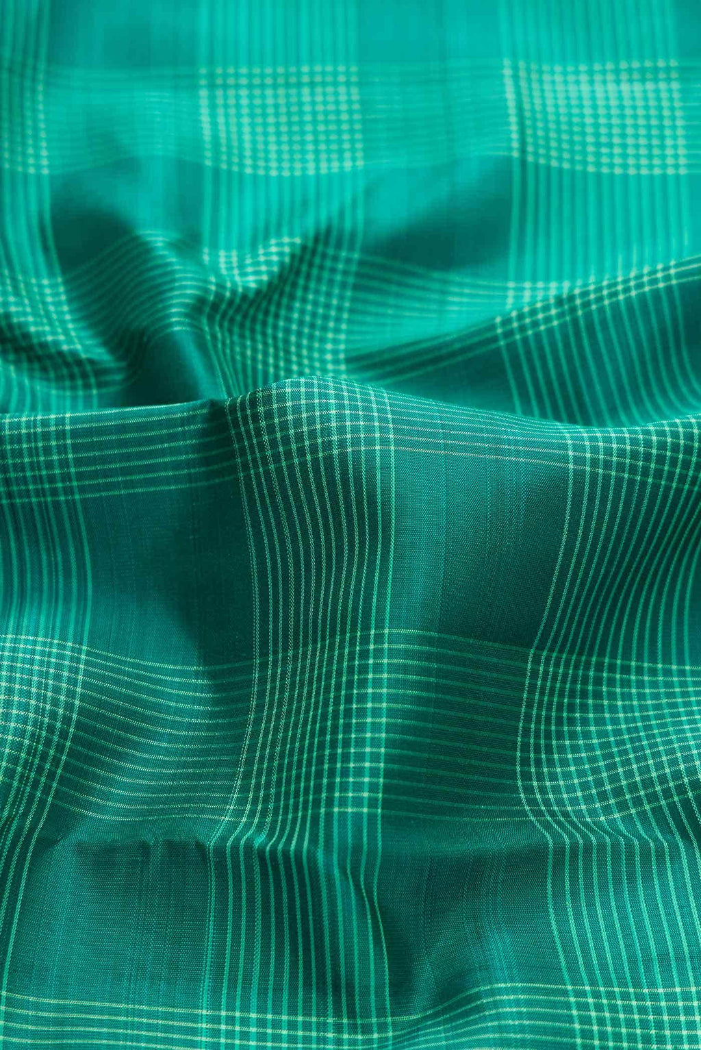 Green Dual Tone Kanchipuram Silk Saree