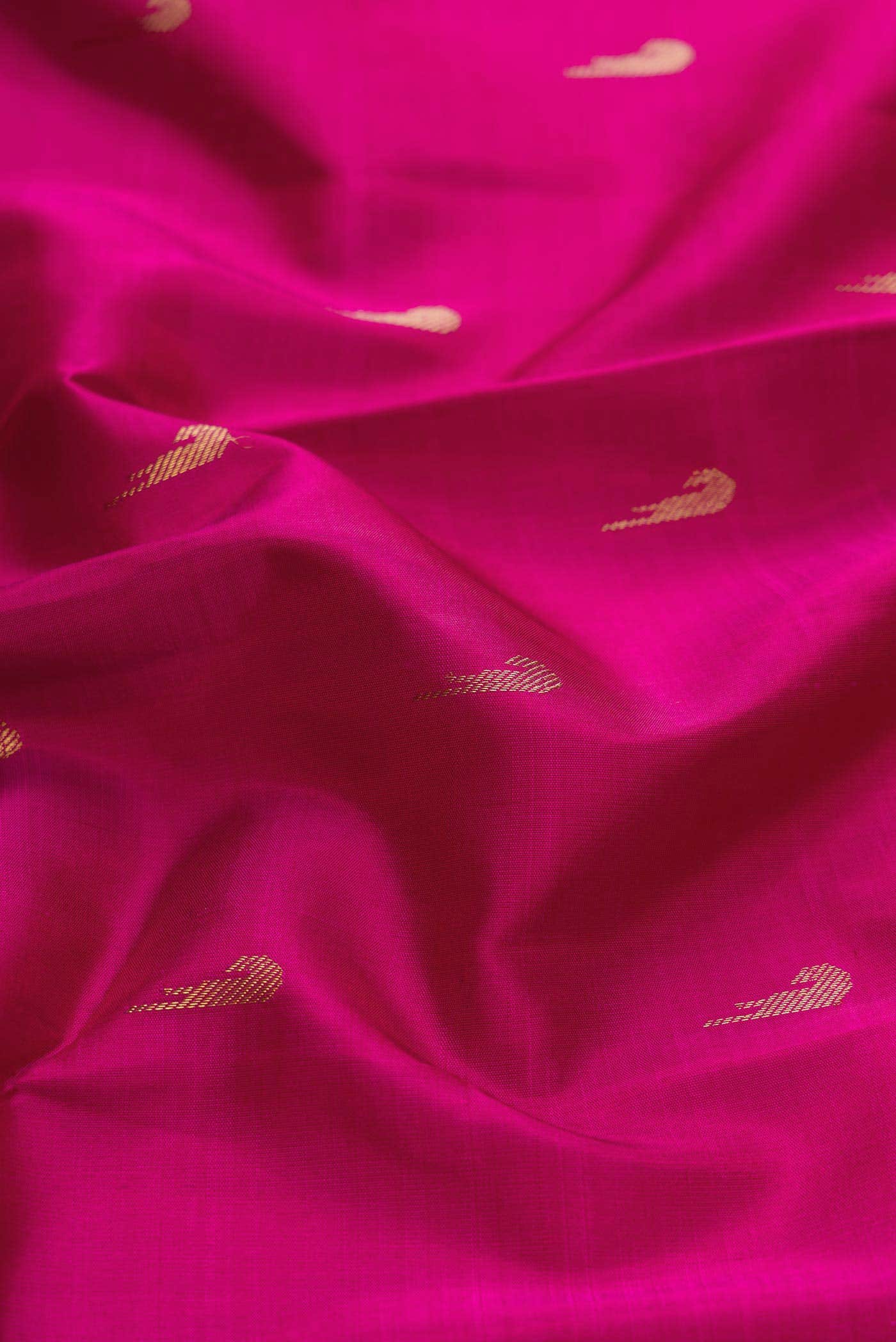 Pure Silk Pure Zari Pink Dual Tone Kanchipuram Saree