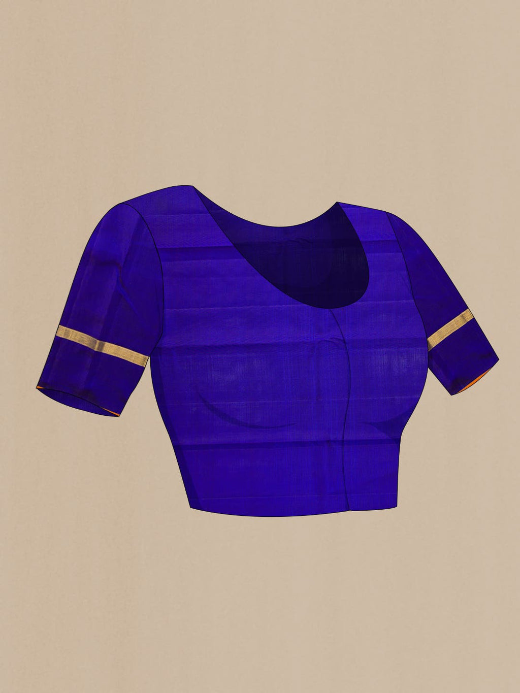 Royal Blue Dual Tone Kanchipuram Silk Saree