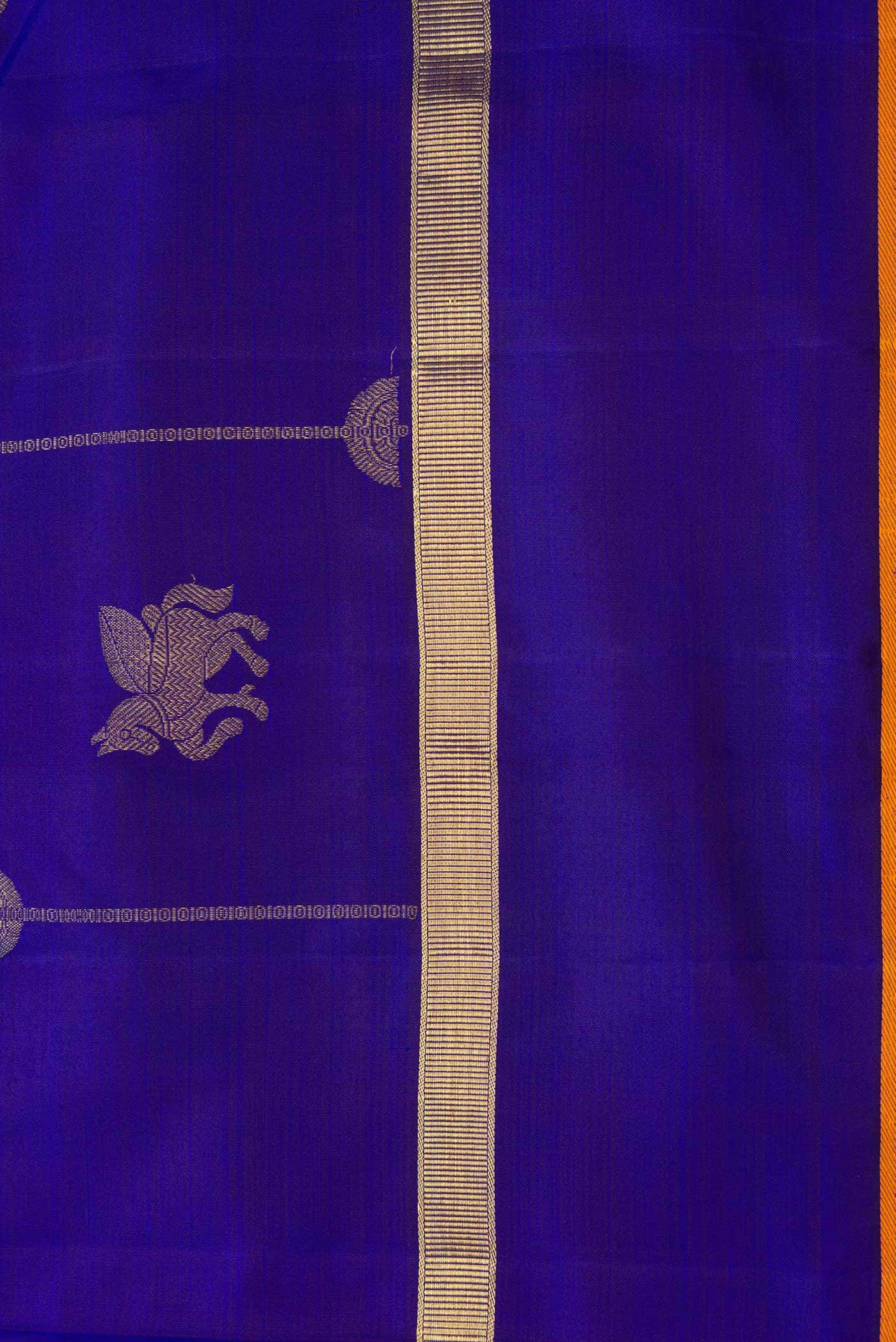 Royal Blue Dual Tone Kanchipuram Silk Saree