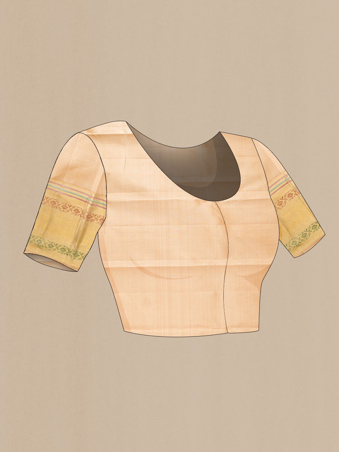 Pure Silk Pure Zari Pink Dual Tone Kanchipuram Saree