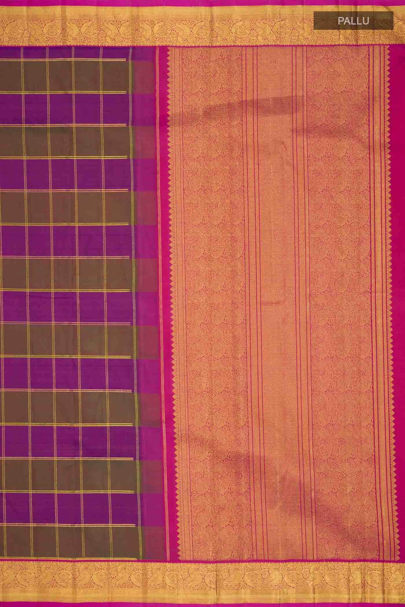 Multi Kanchipuram Silk Saree
