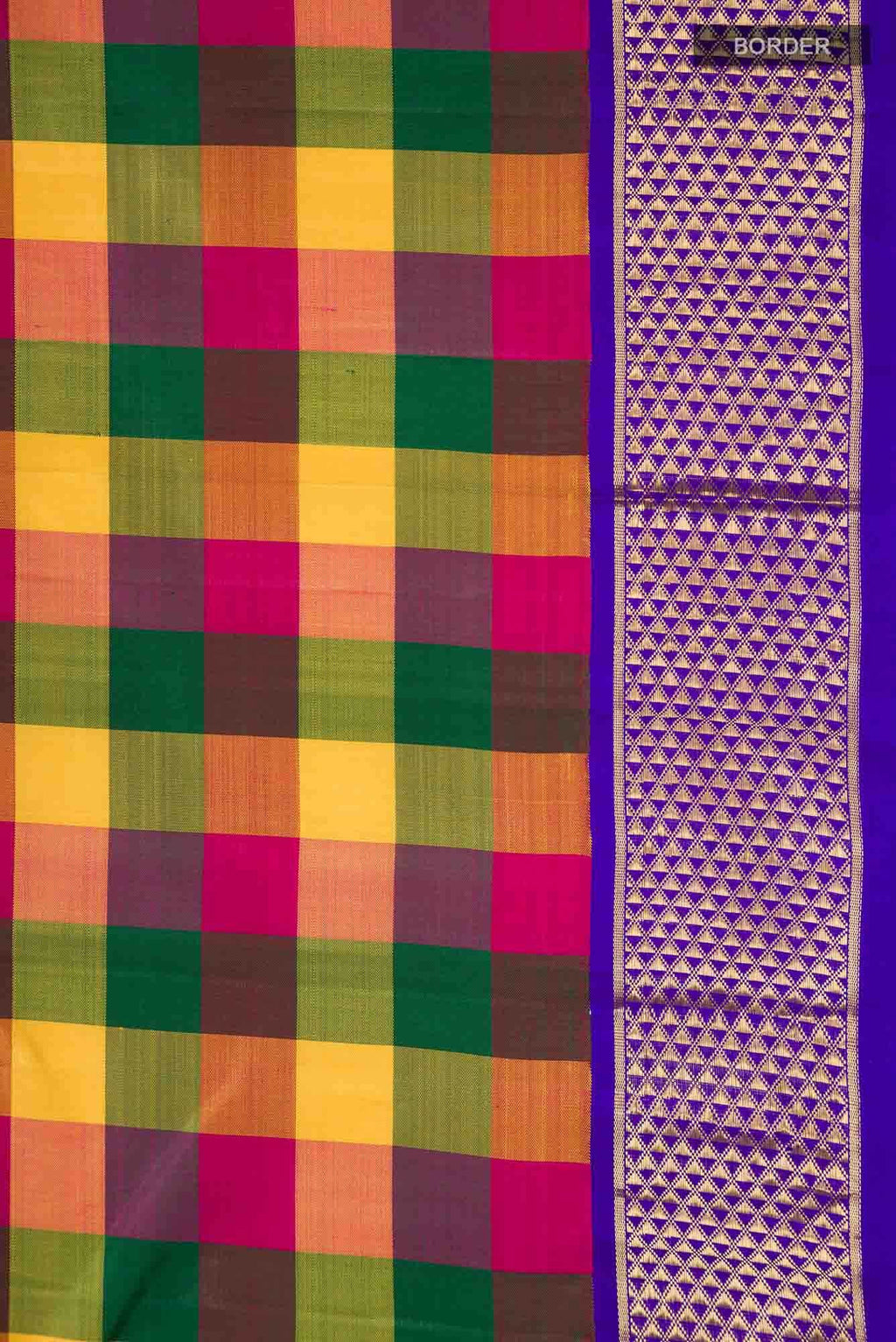 Multi Kanchipuram Silk Saree