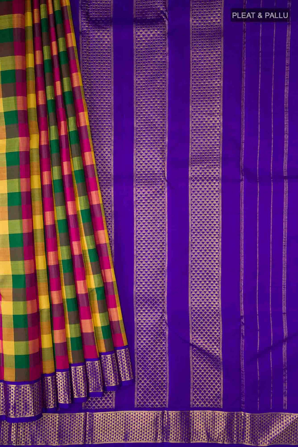 Multi Kanchipuram Silk Saree