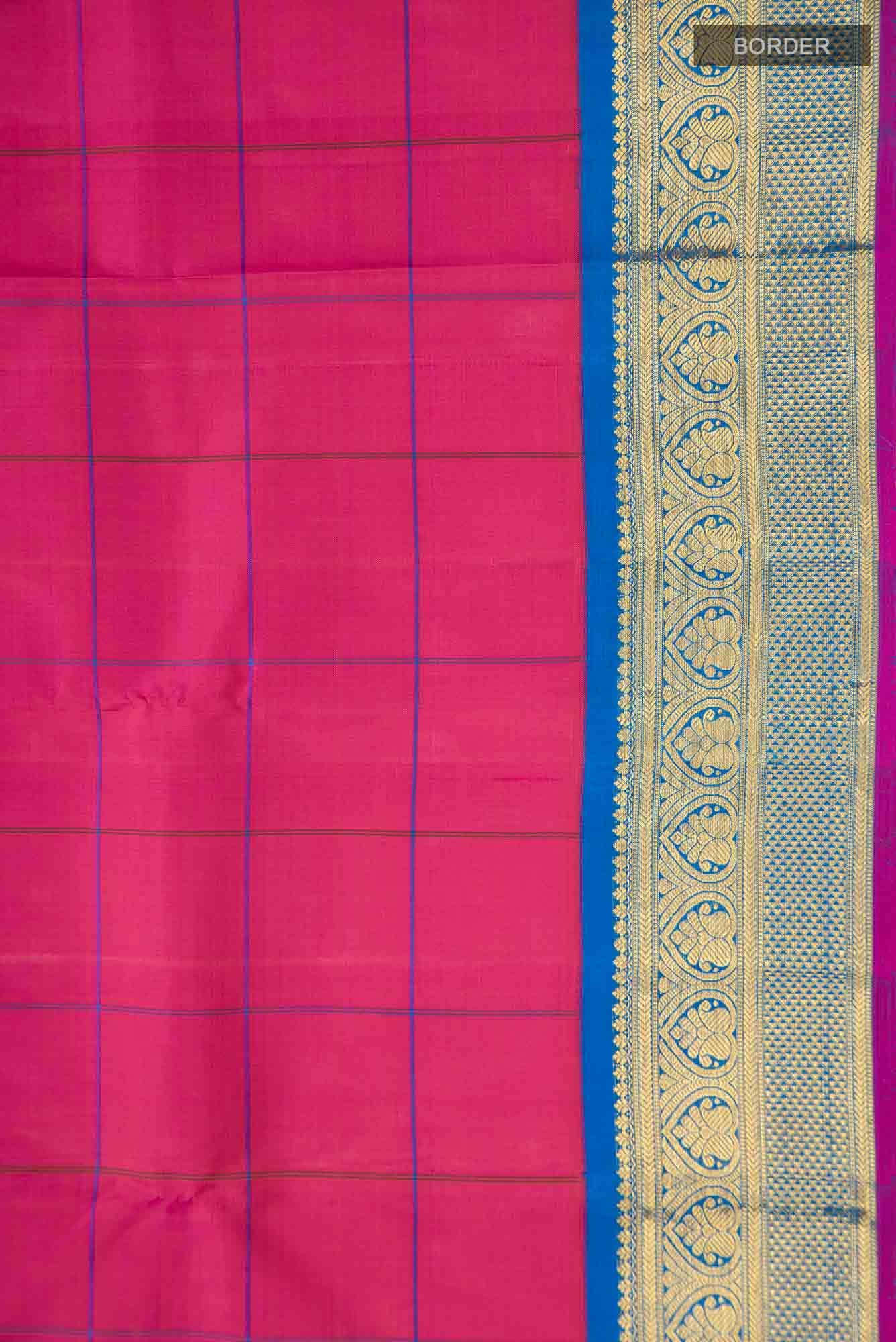 Pink Kanchipuram Silk Saree