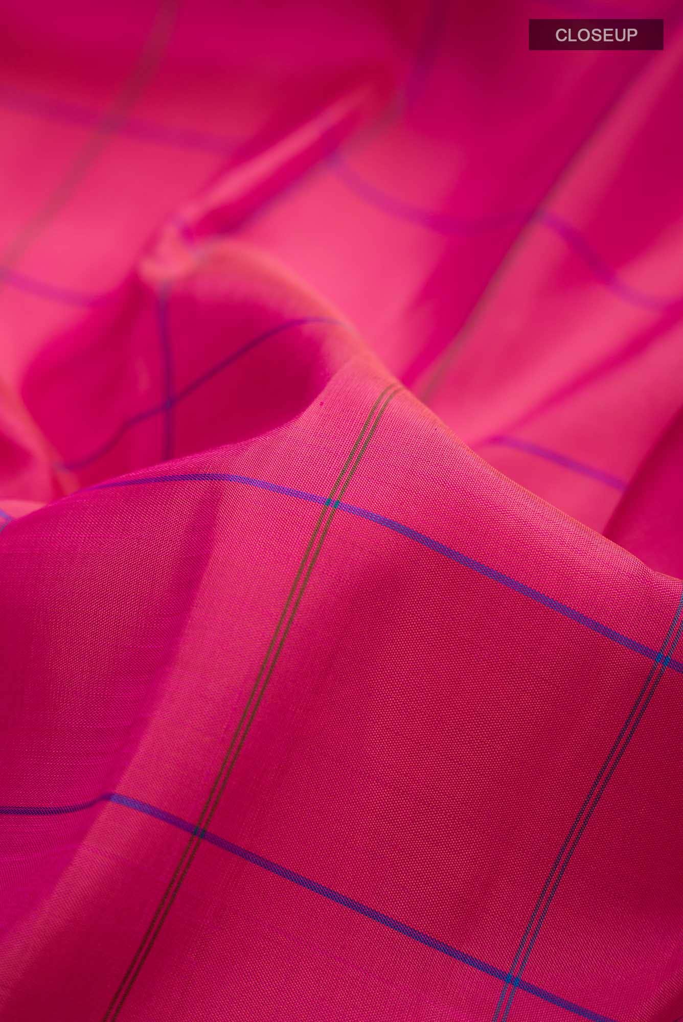Pink Kanchipuram Silk Saree