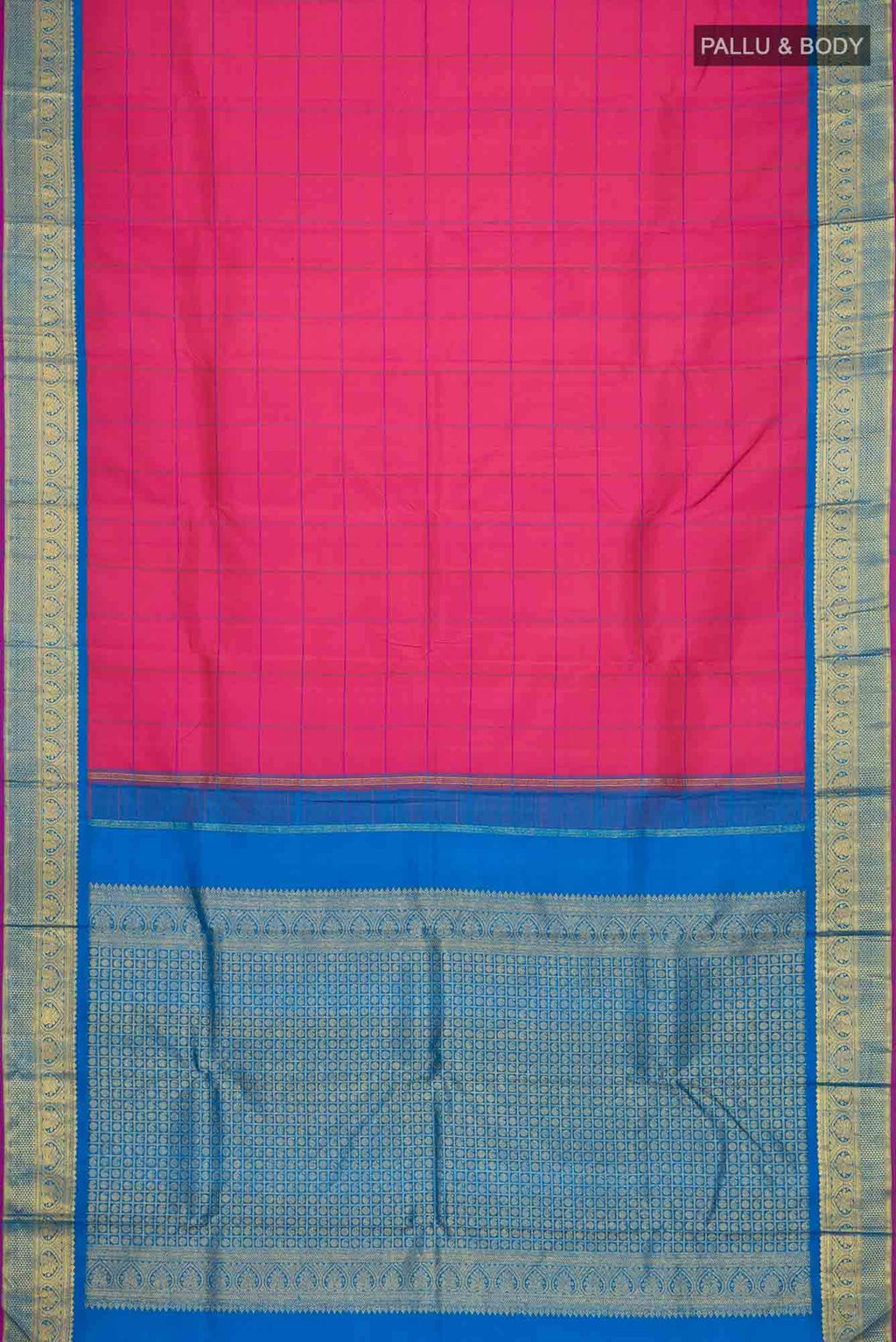 Pink Kanchipuram Silk Saree
