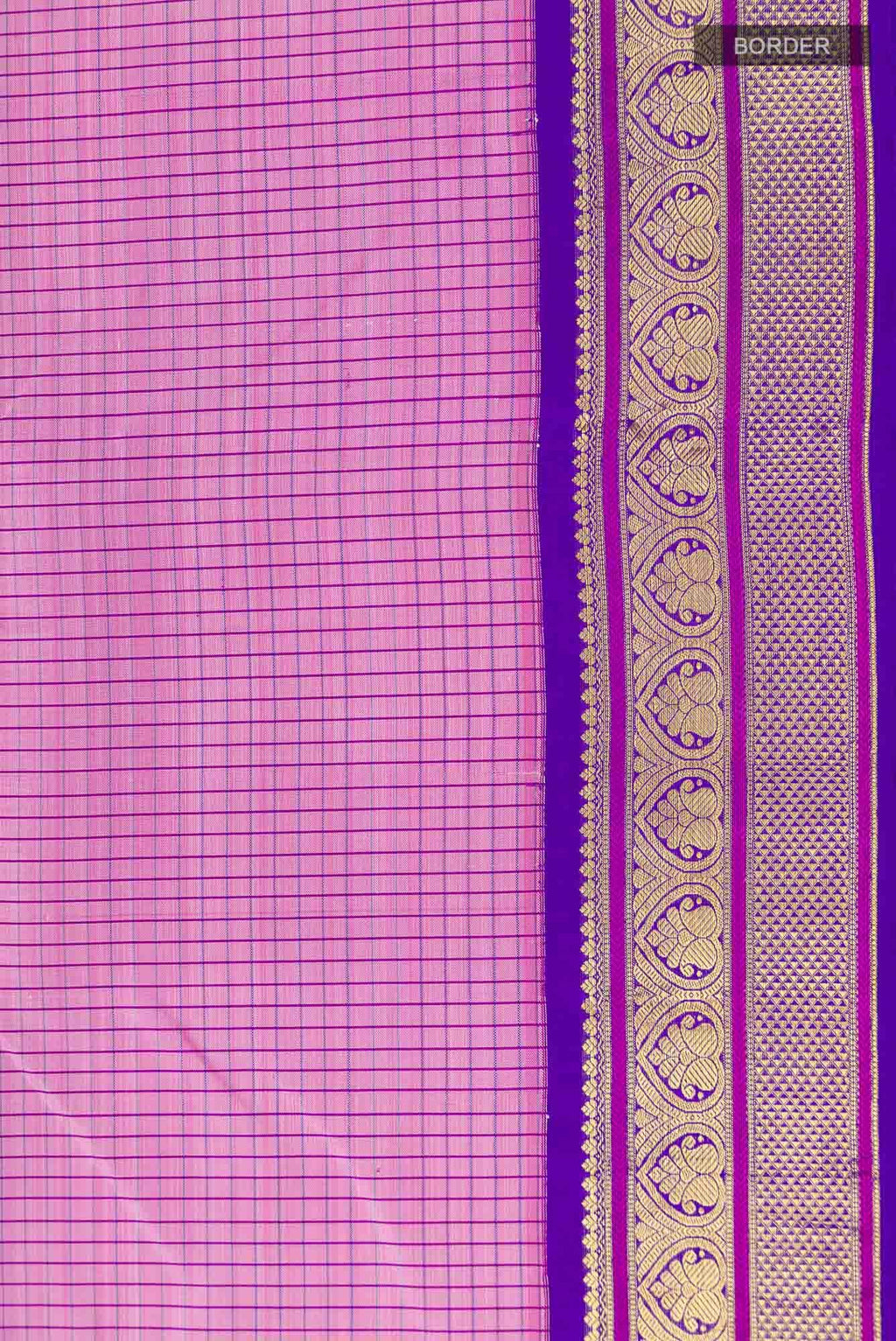 Pink Kanchipuram Silk Saree