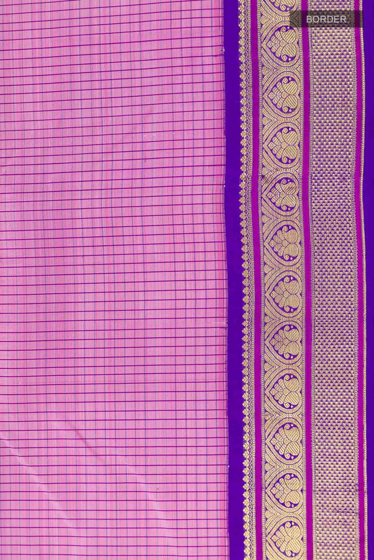 Pink Kanjivaram Silk Saree