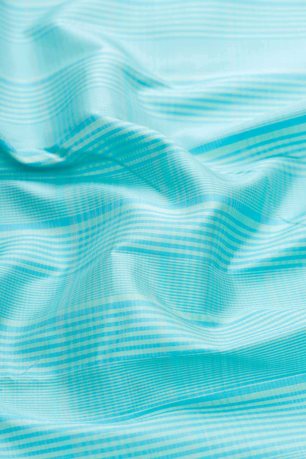 Pure Silk Pure Zari Sky Blue Dual Tone Kanchipuram Saree