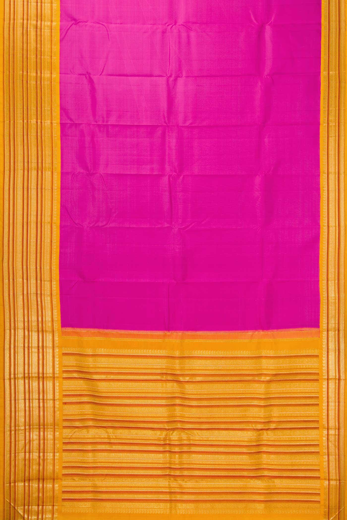 Pure Silk Pure Zari Pink Dual Tone Kanchipuram Saree