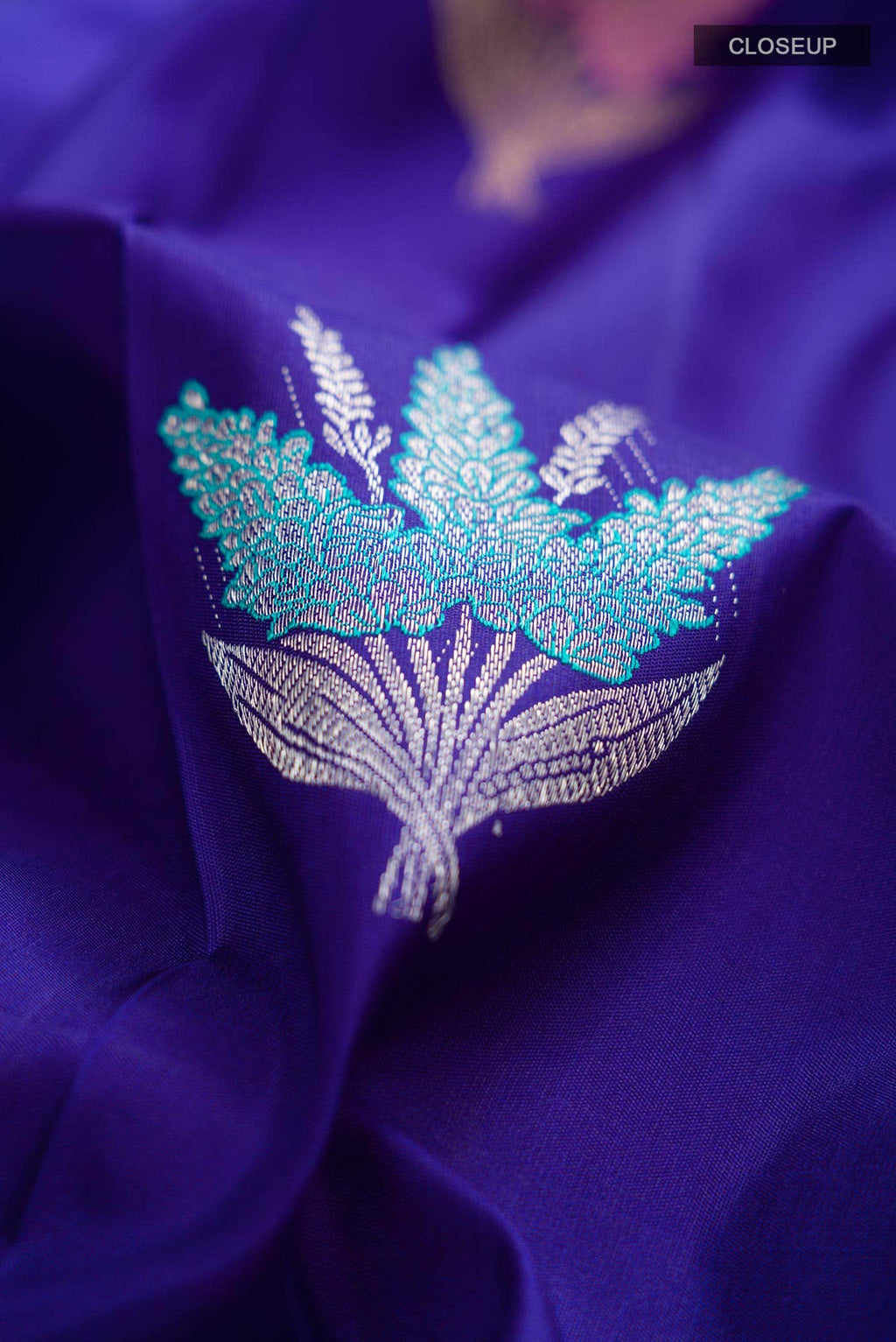 Blue Kanchipuram Silk Saree