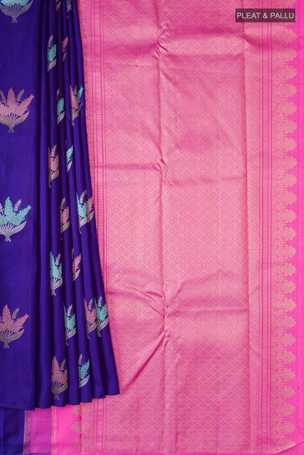 Blue Kanchipuram Silk Saree
