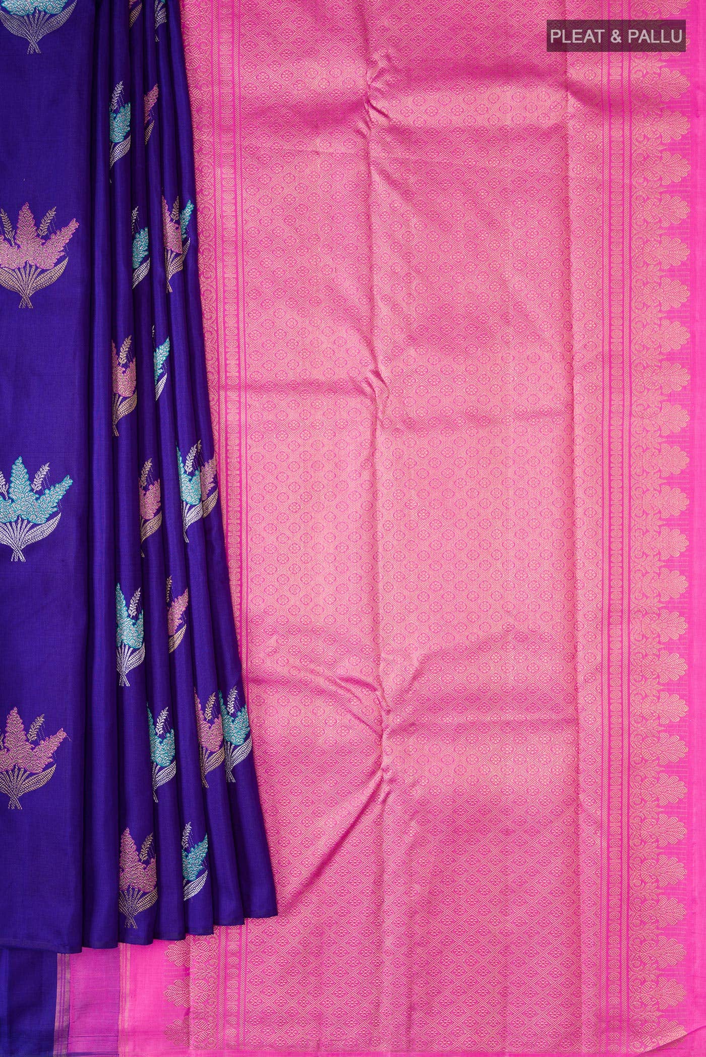Blue Kanchipuram Silk Saree