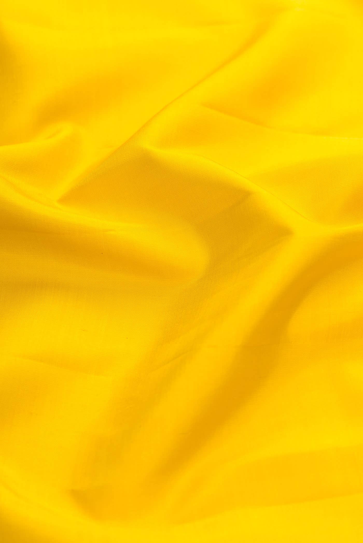 Pure Silk Pure Zari Yellow Dual Tone Kanchipuram Saree