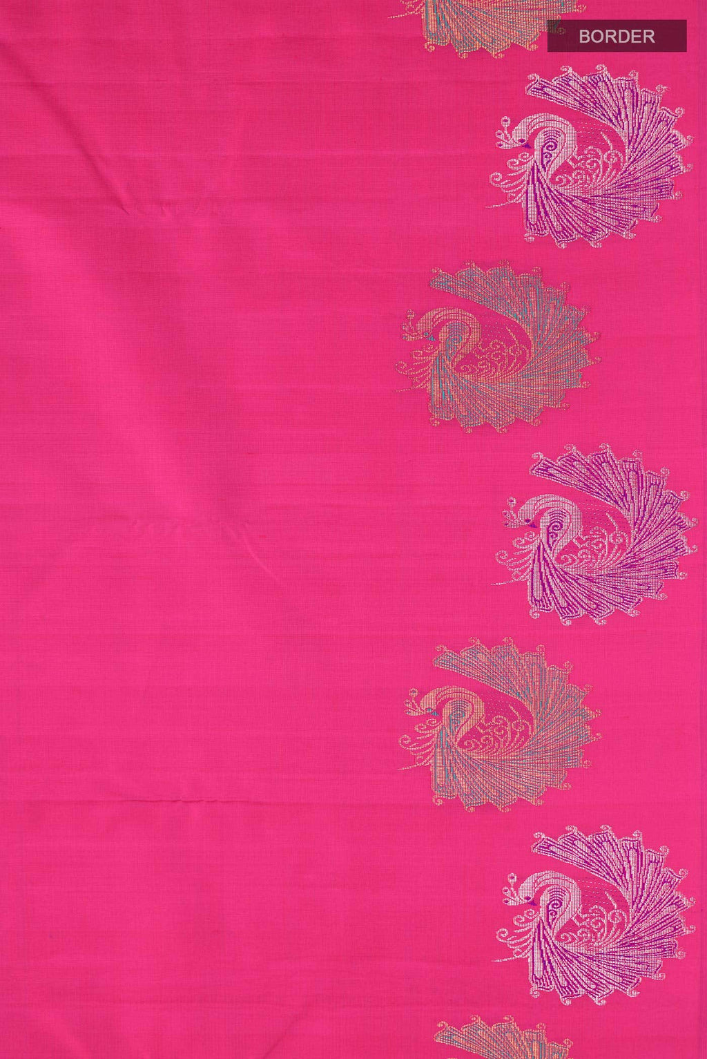 Pink Kanchipuram Silk Saree