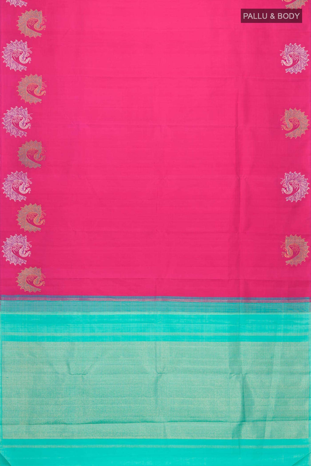 Pink Kanchipuram Silk Saree