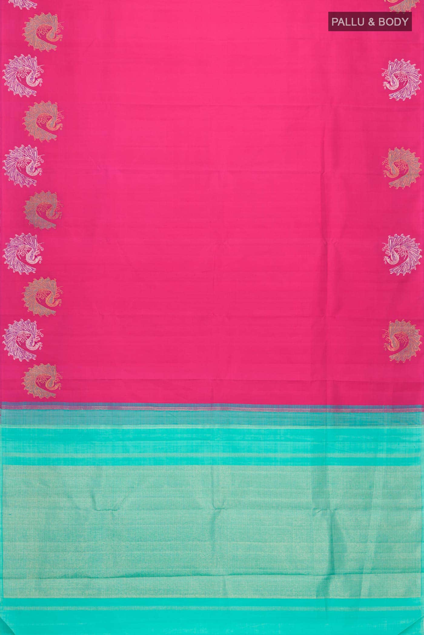 Pink Kanchipuram Silk Saree