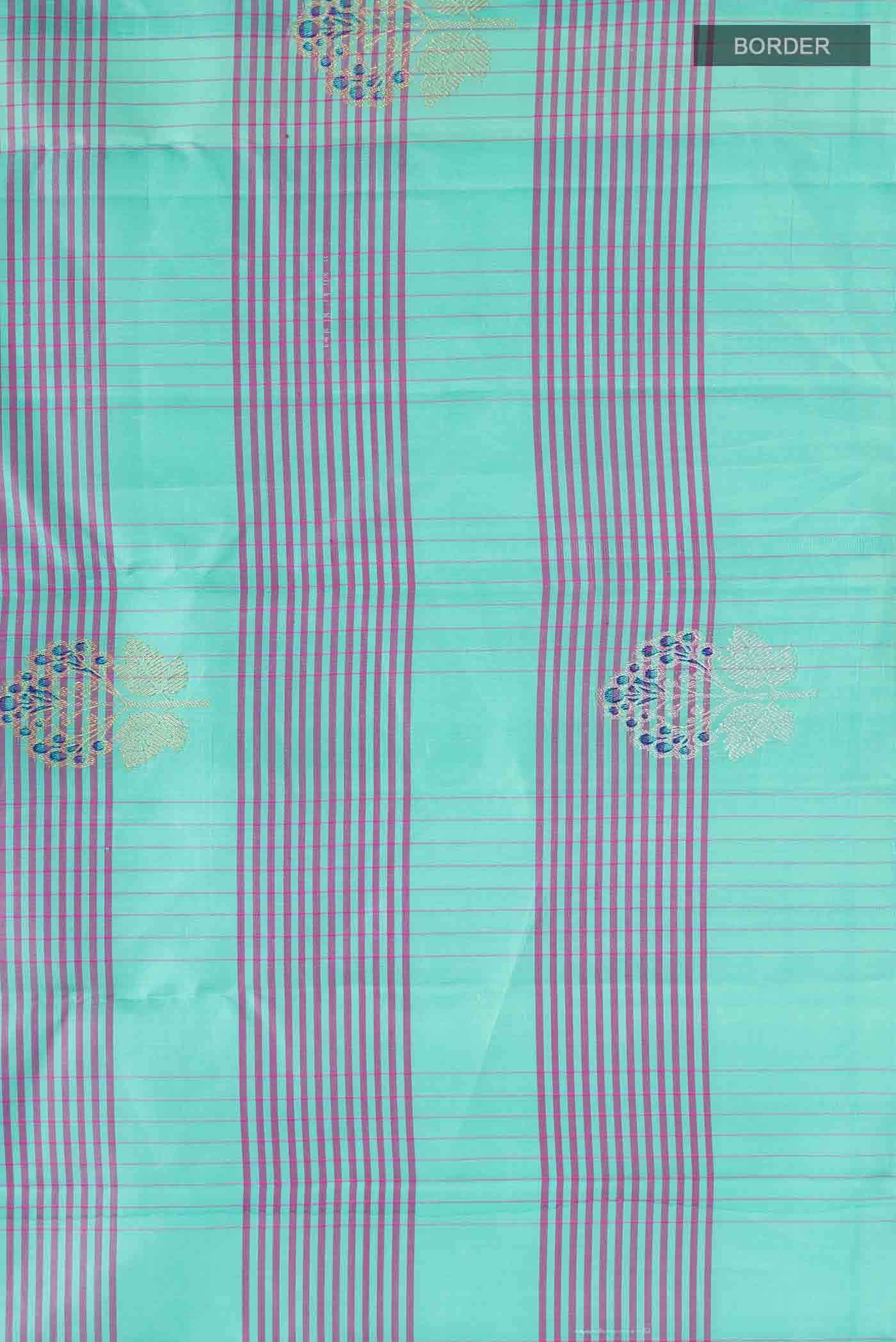 Blue Kanchipuram Silk Saree