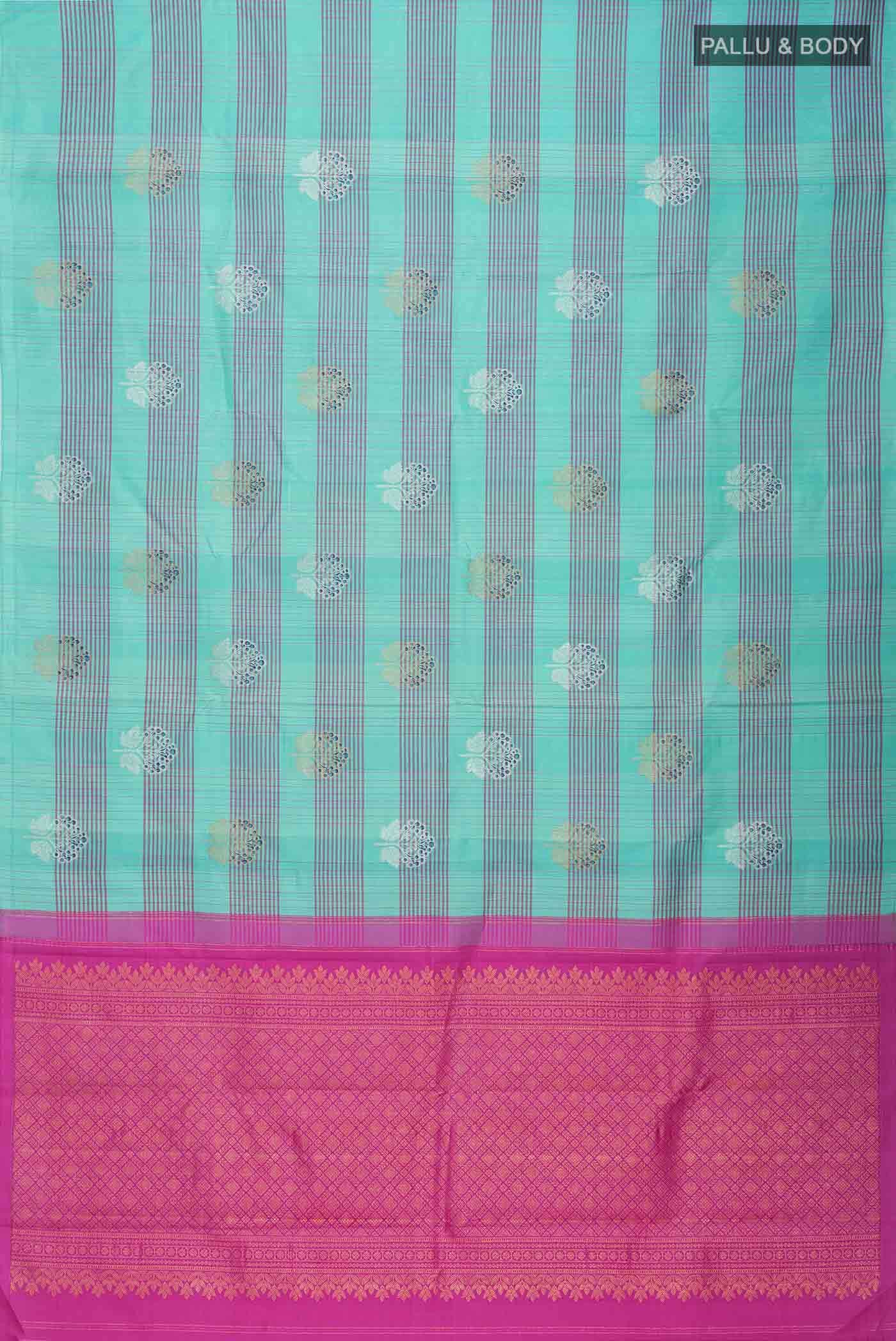 Blue Kanchipuram Silk Saree