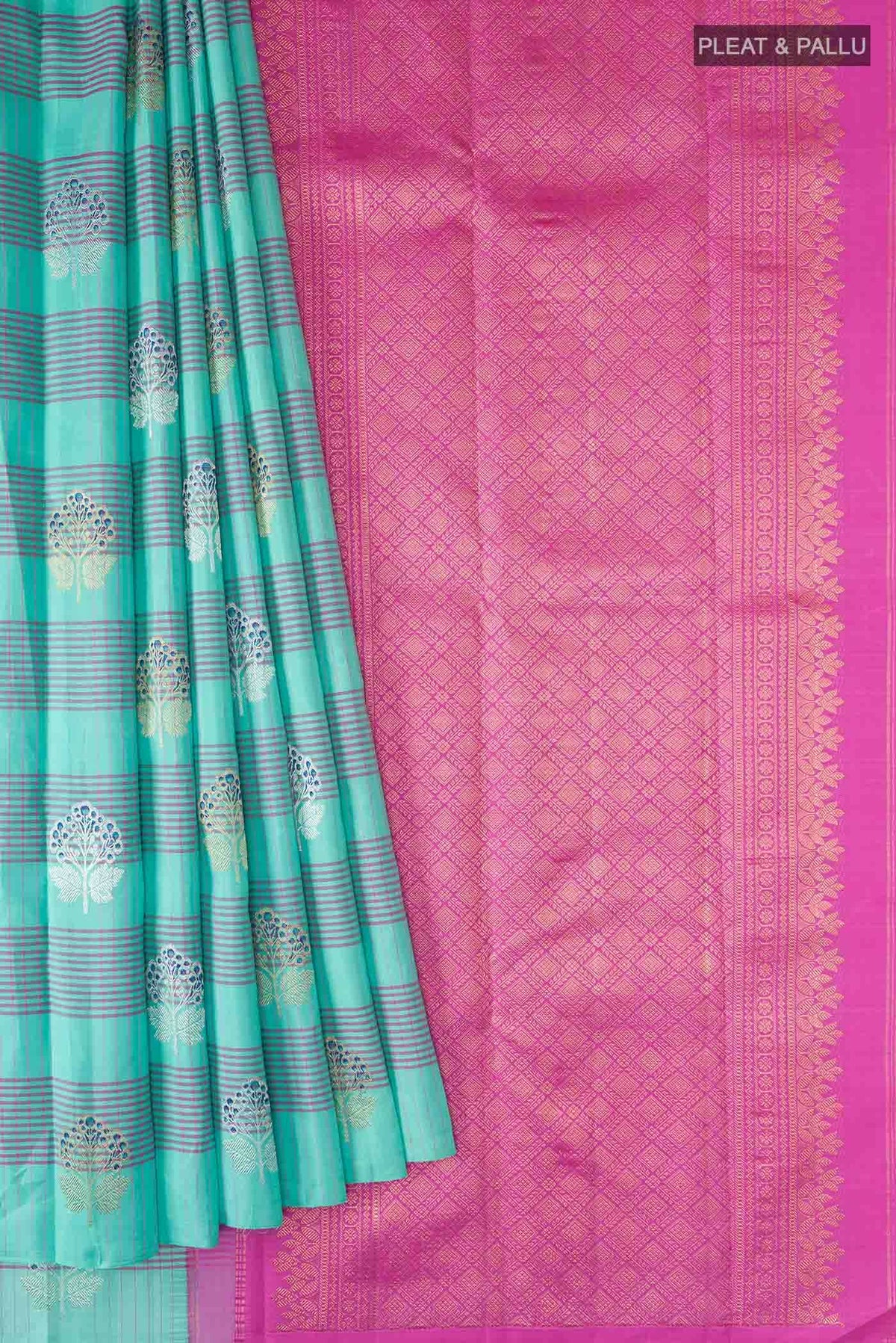 Blue Kanjivaram Silk Saree