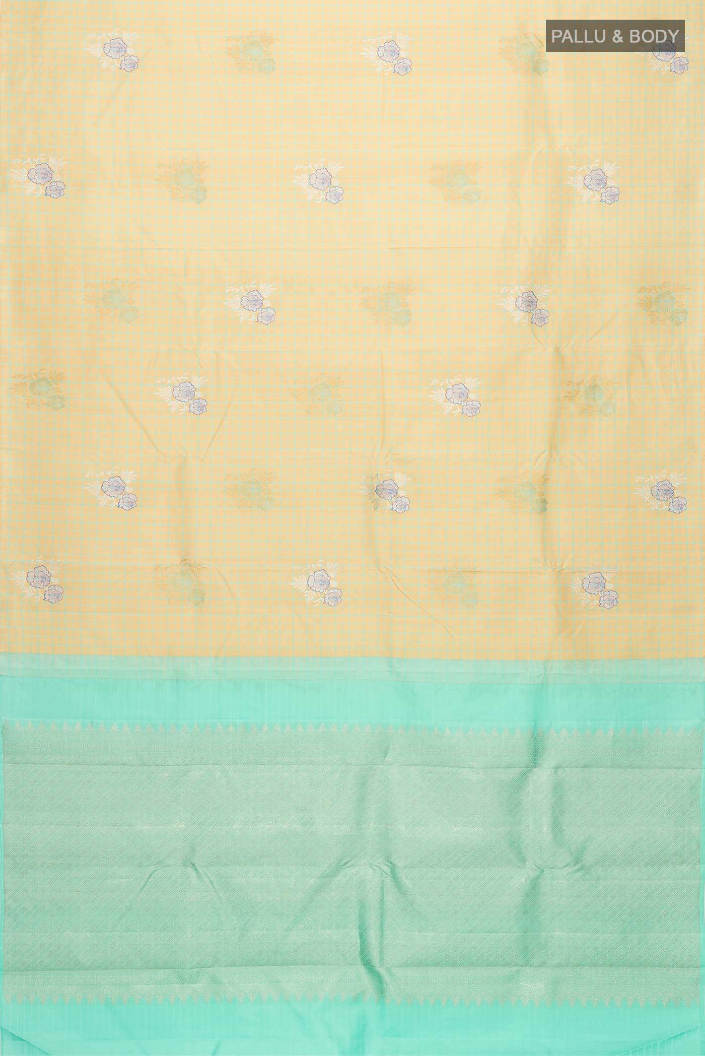 Yellow Kanchipuram Silk Saree