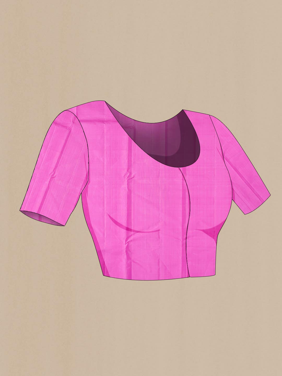 Pink Kanchipuram Silk Saree