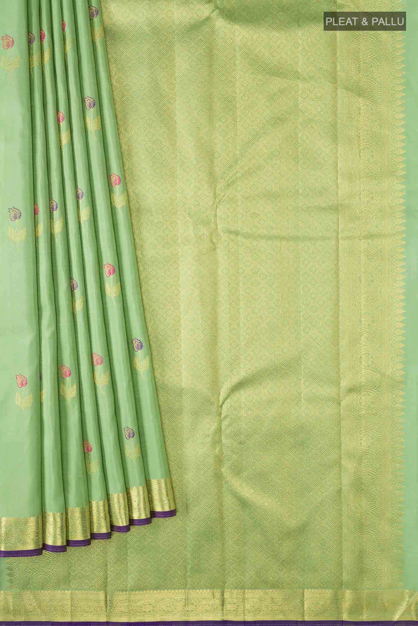 Green Kanchipuram Silk Saree