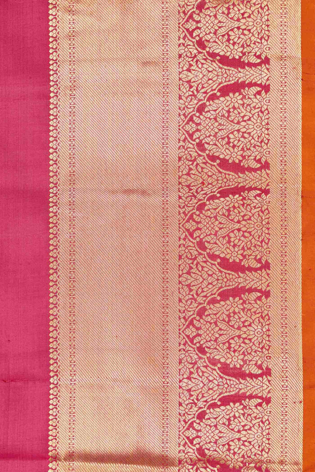 Pink Dual Tone Kanchipuram Silk Saree