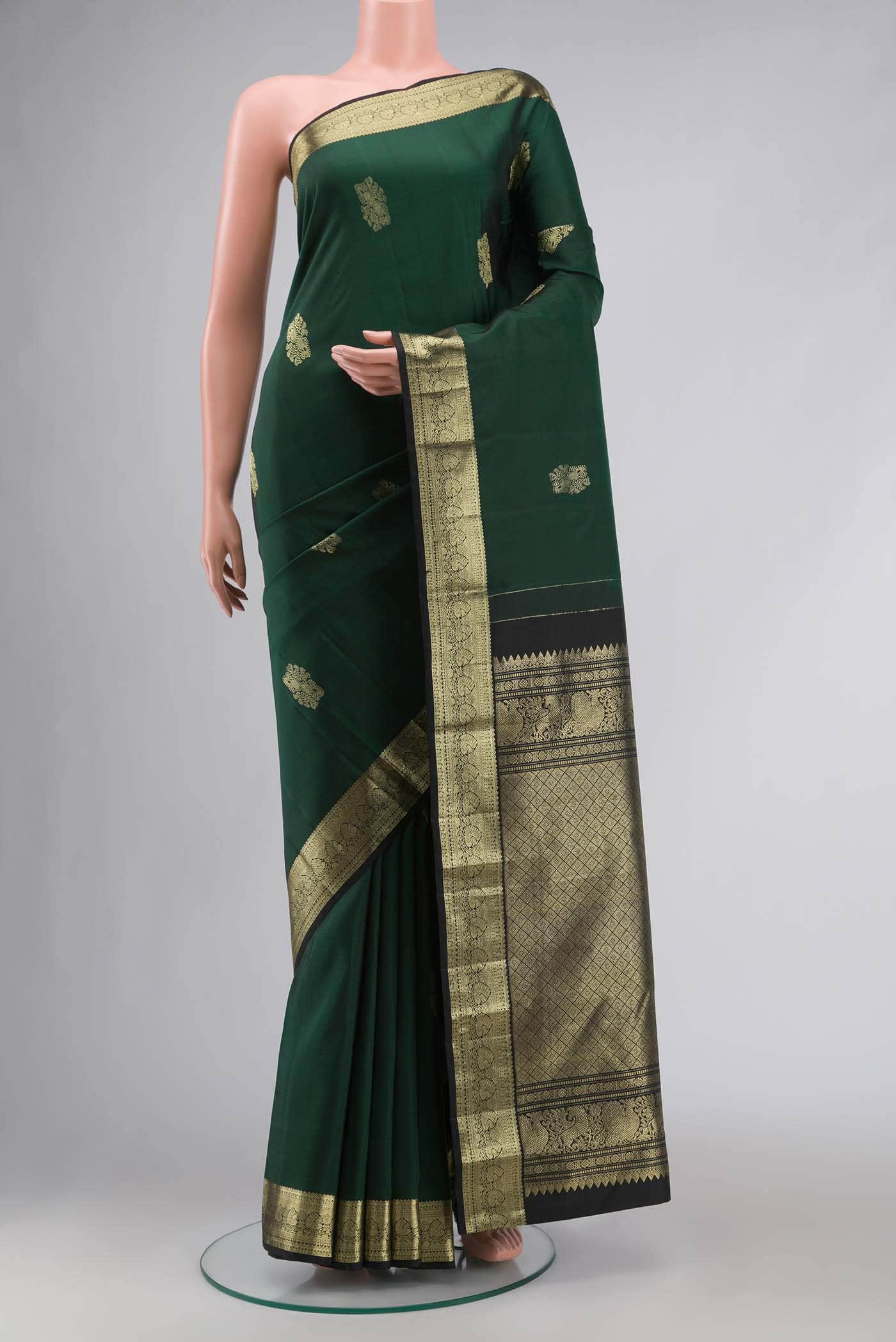 Green Kanchipuram Silk Saree