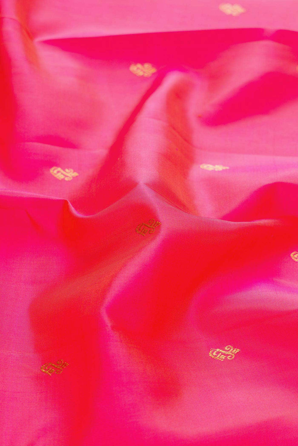 Pink Dual Tone Kanchipuram Silk Saree