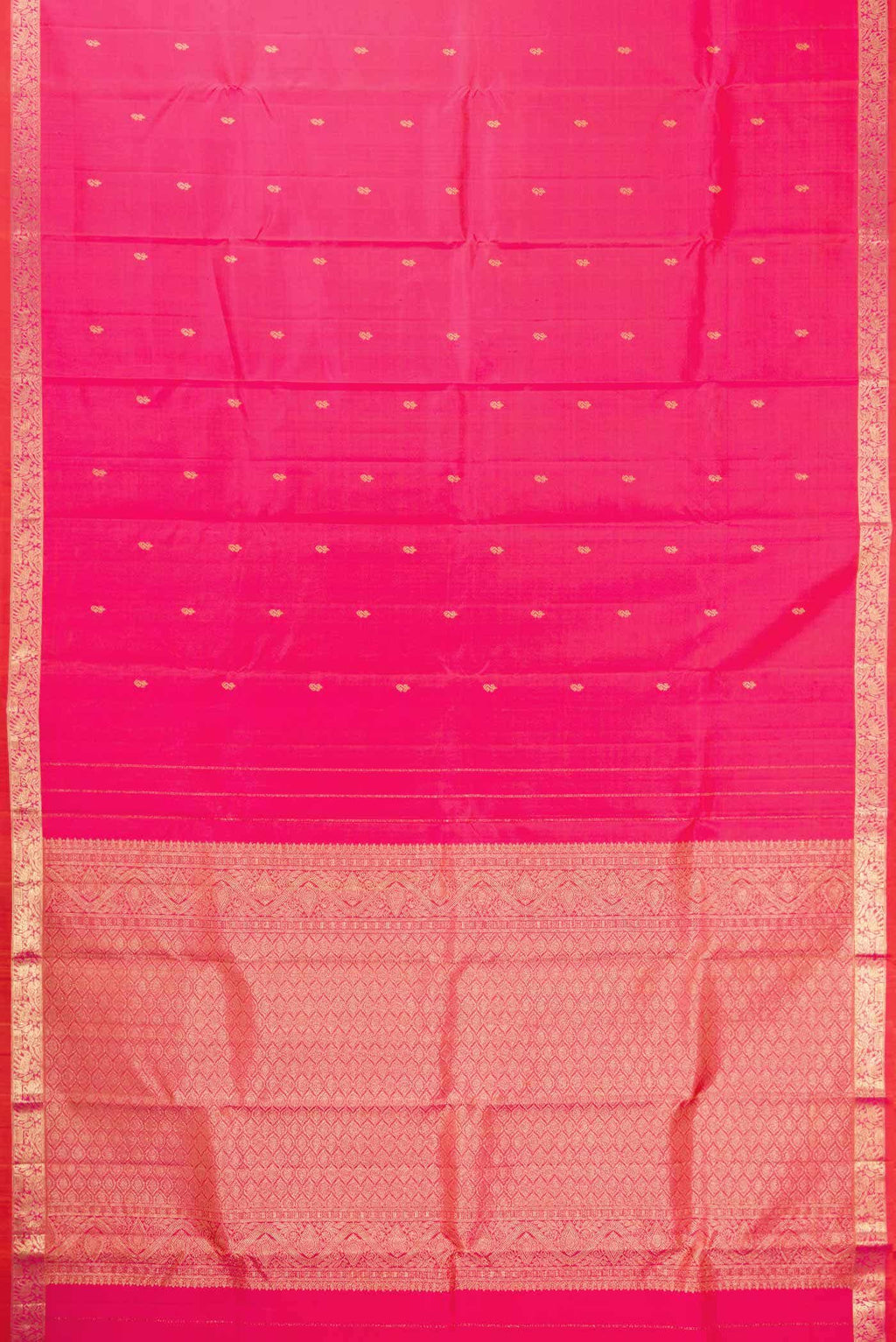 Pink Dual Tone Kanchipuram Silk Saree