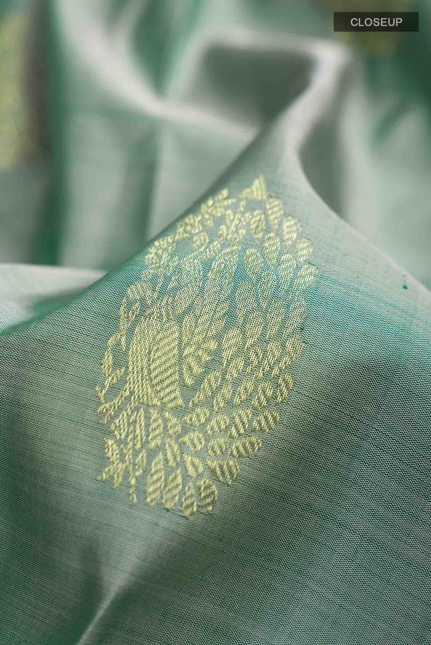 Green Kanchipuram Silk Saree