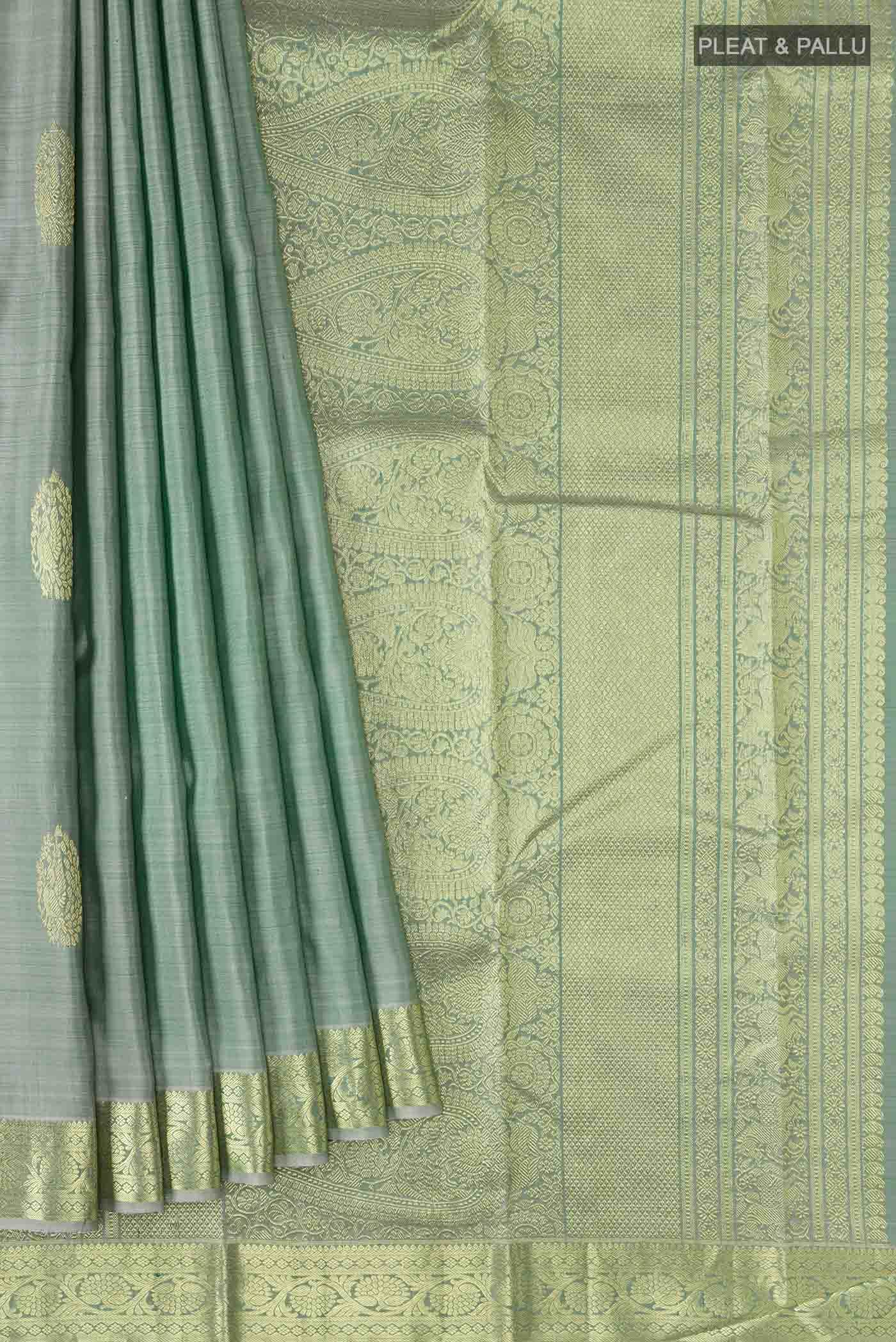Green Kanchipuram Silk Saree