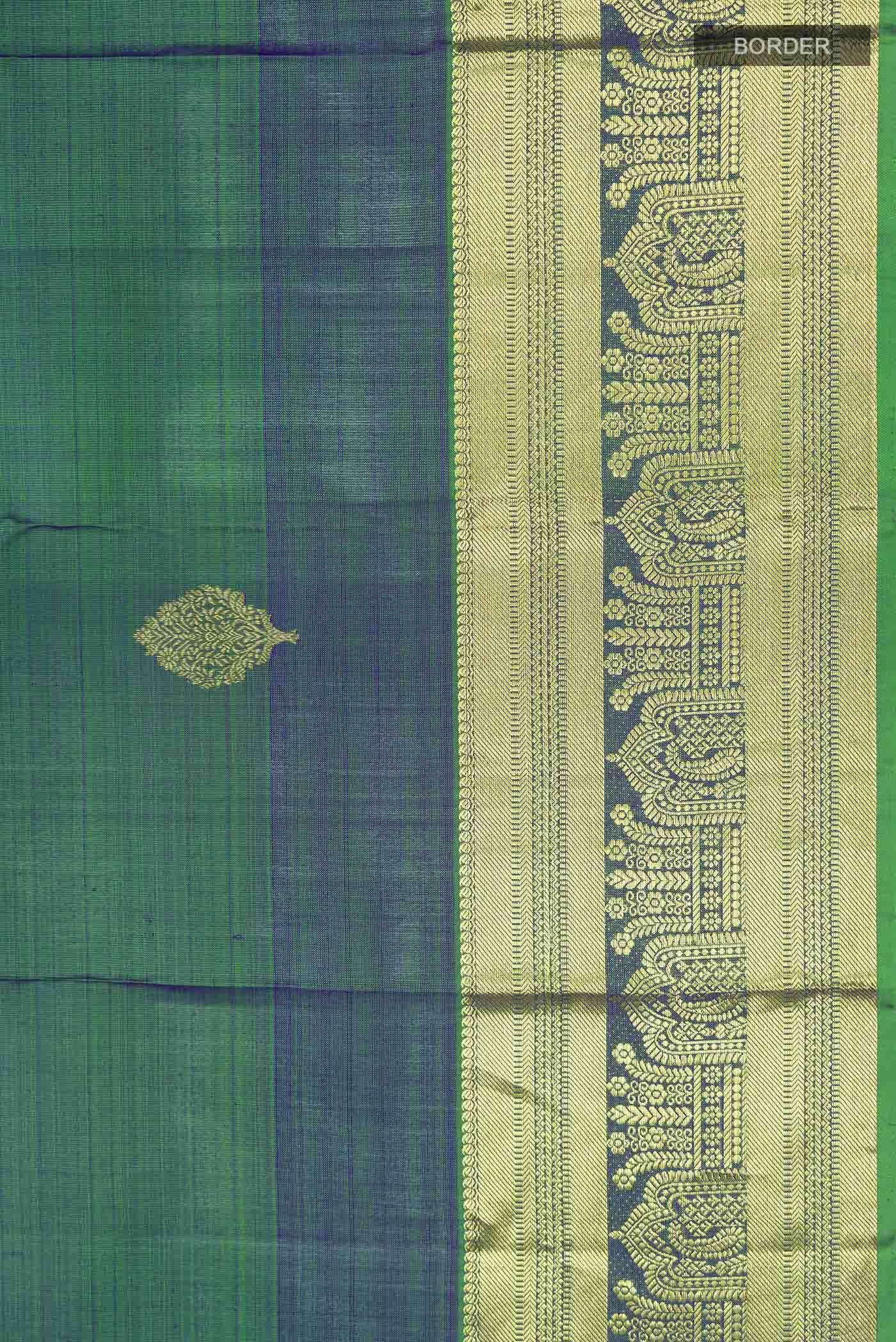 Blue Kanchipuram Silk Saree