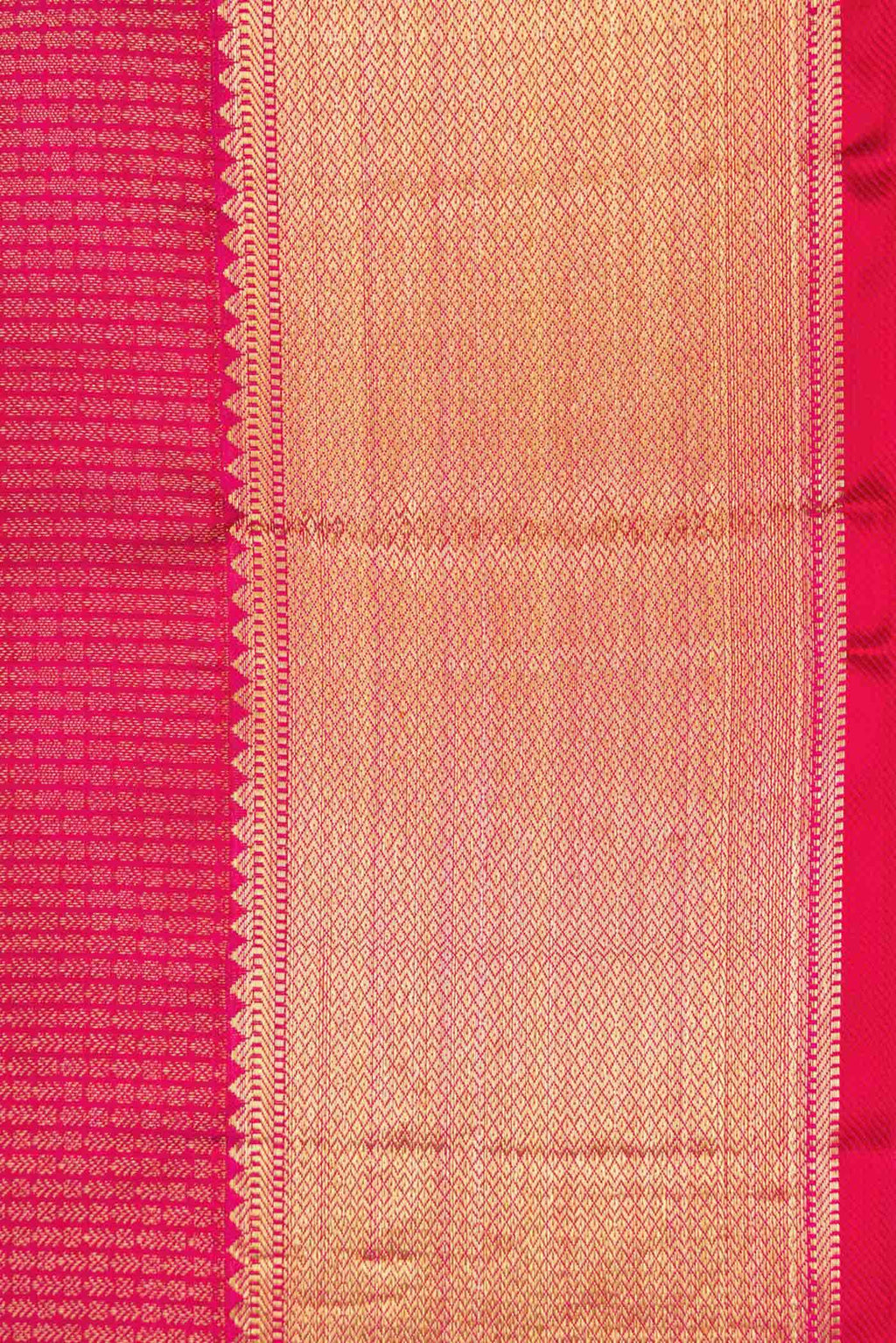 Pink Dual Tone Kanchipuram Silk Saree