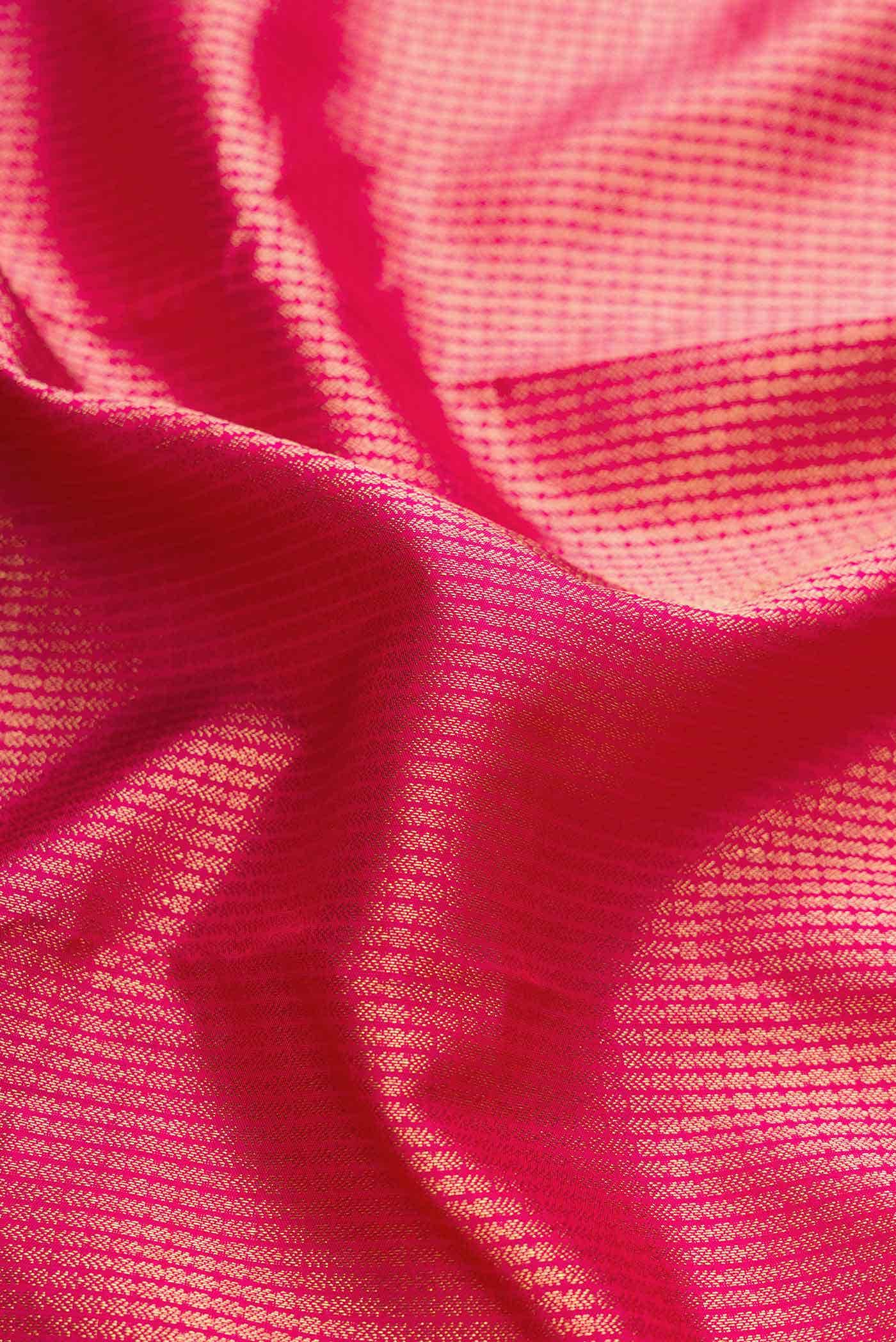 Pink Dual Tone Kanchipuram Silk Saree