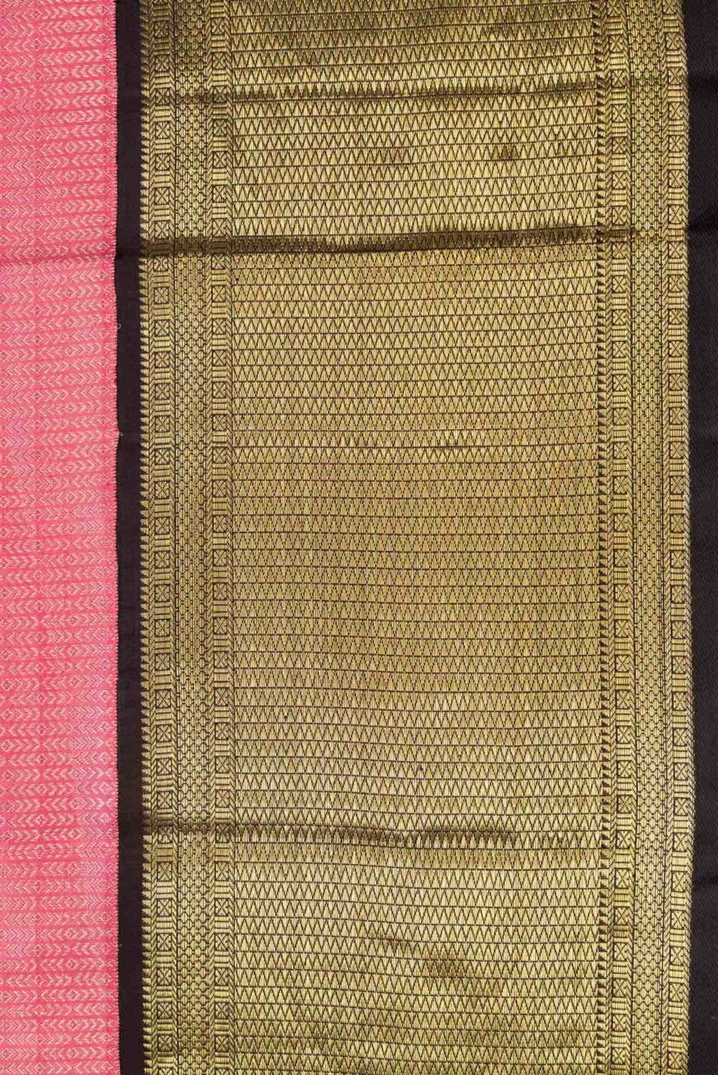 Pink Dual Tone Kanchipuram Silk Saree