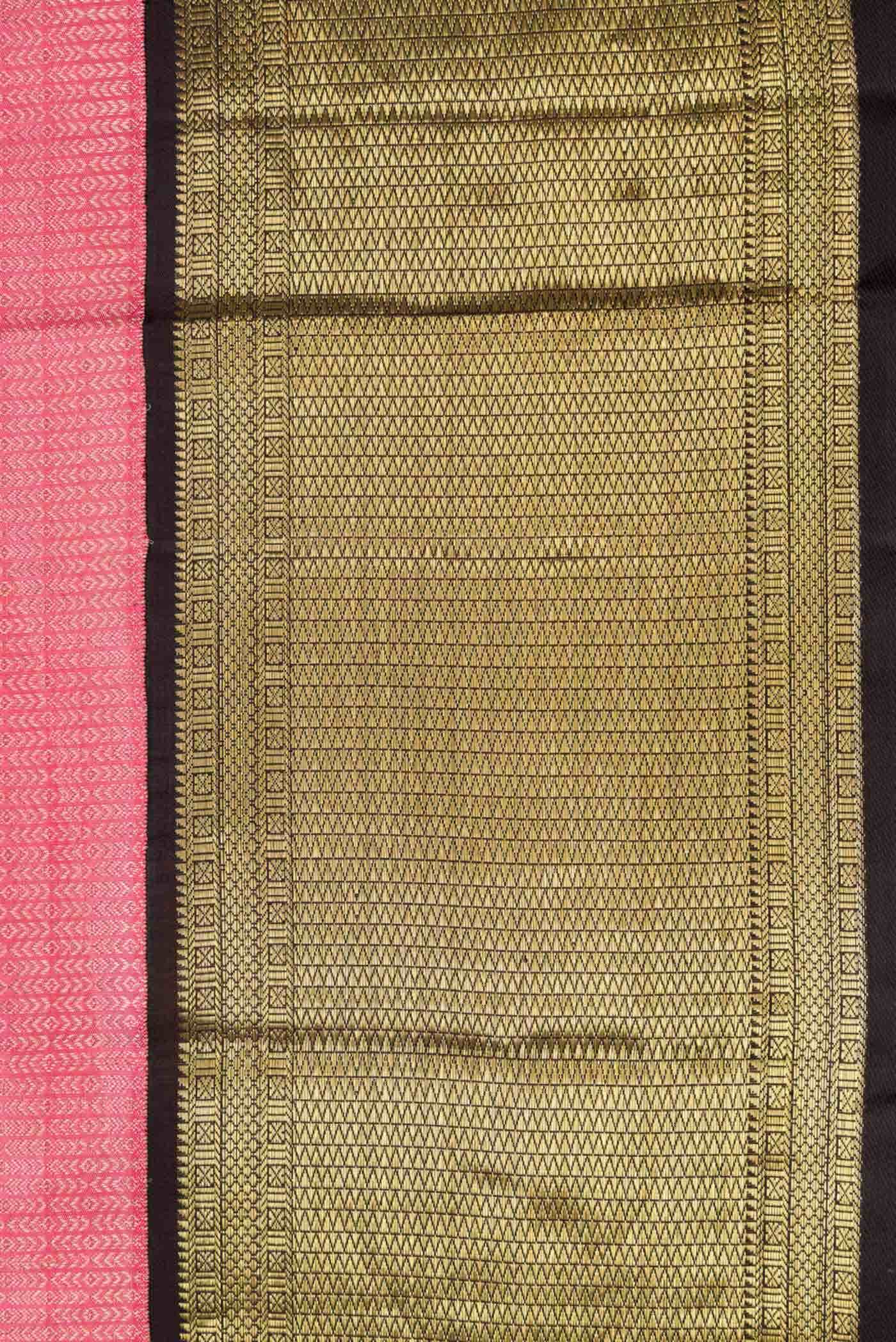 Pink Dual Tone Kanchipuram Silk Saree