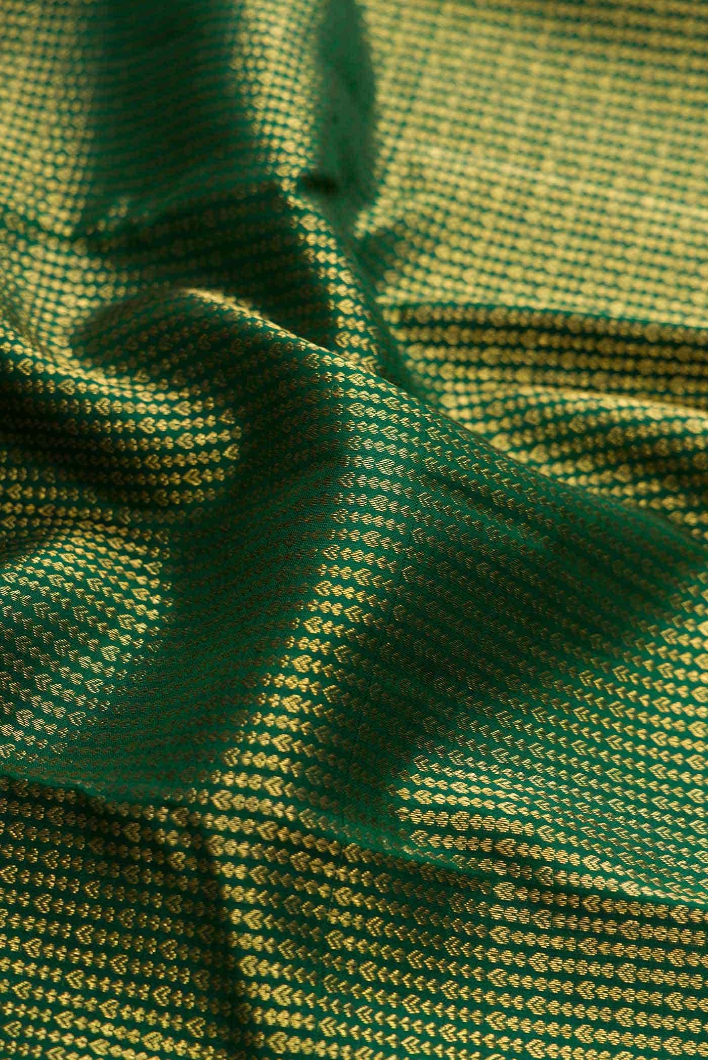 Green Dual Tone Kanchipuram Silk Saree